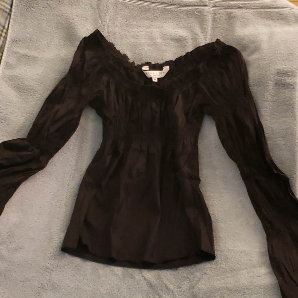Black Trina Turk blouse